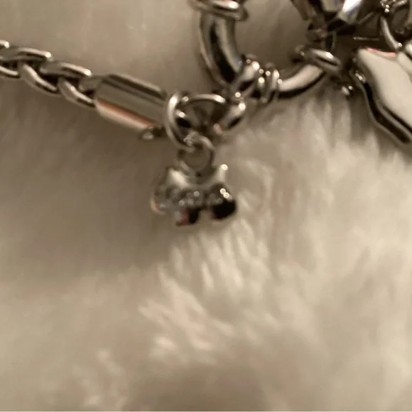 AGATHA Silver Dog Charm Bracelet - Picture 2 of 5